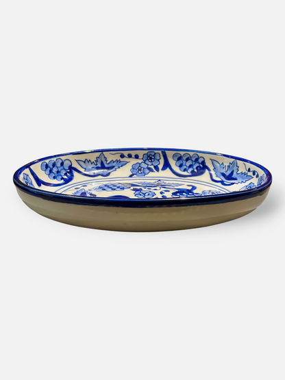 BLUE BERRY OVAL PLATTER (PER PC)