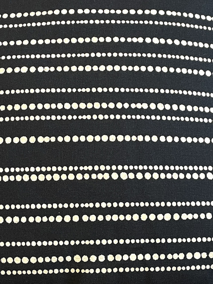 NOCTA LINES CUSHION WHITE & BLACK 20 x 20 IN