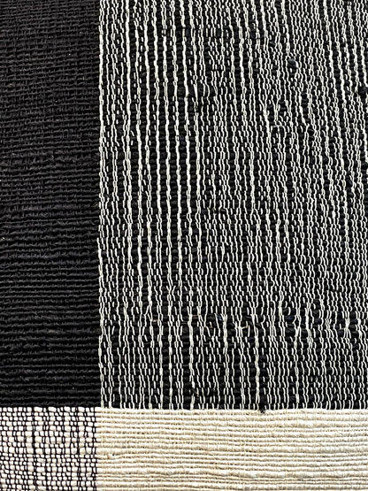 DRALIN CUSHION BLACK & IVORY 20 x 20 IN