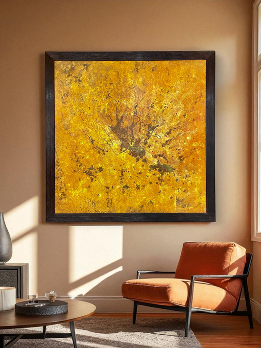 SUNSET HUE WALL ARTWORK 64 x 64 IN