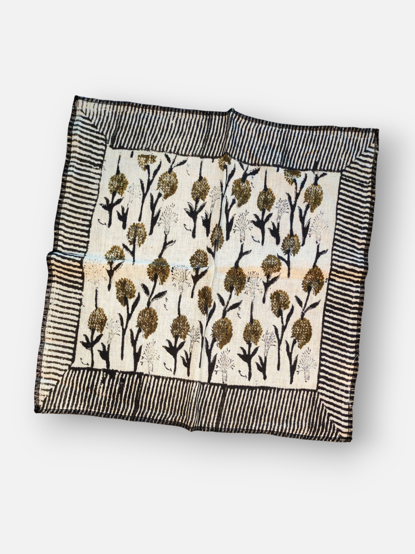 BOTANICA DINNER NAPKIN OLIVE GREEN & MULTI (SET OF 4)