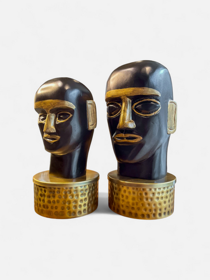 THE NOIR FACES (SET OF 2)