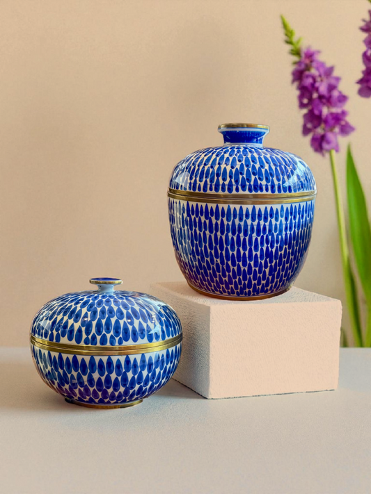 BLUE MOON POT (SET OF 2)