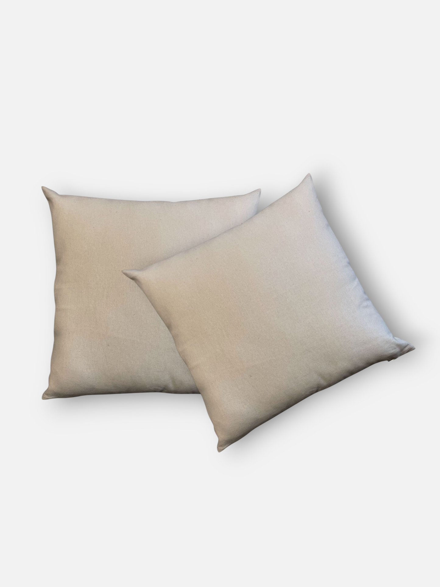 ROCHE LINEN CUSHION STONE NEUTRAL 16 x 16 IN