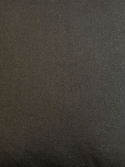 ROCHE LINEN CUSHION MATT BLACK 16 x 16 IN