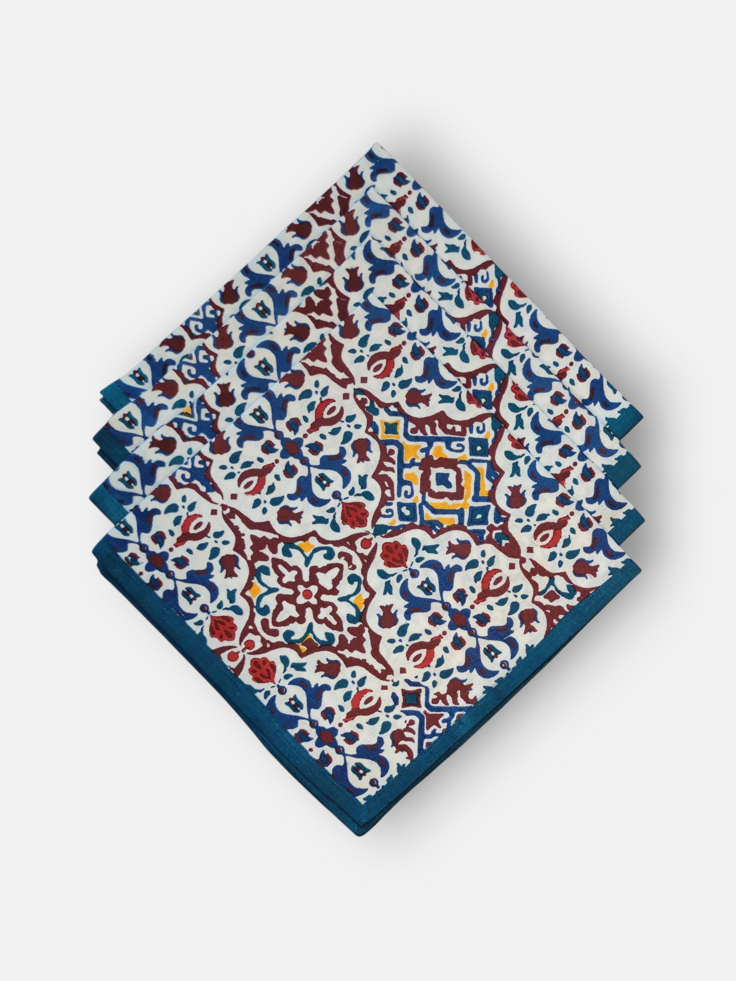 AZURA DINNER NAPKIN BLUE & MULTI (PER PC)