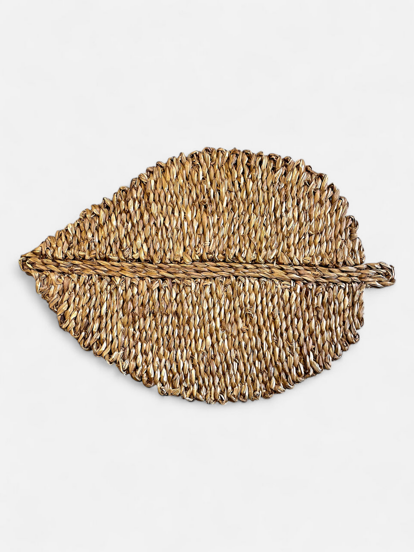 RUSTIQUE LEAF TABLE MAT HONEY BROWN (PER PC)
