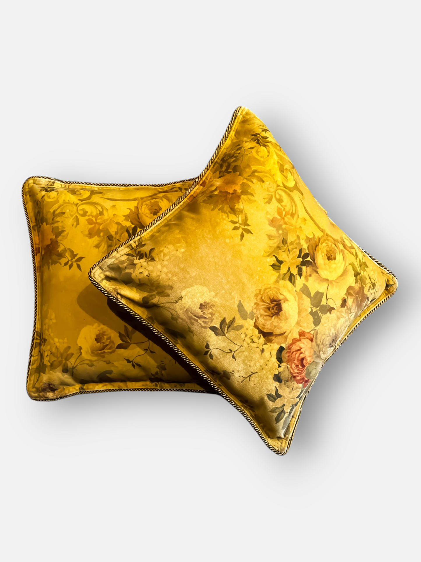 MARIGOLD CUSHION VINTAGE GOLD 16 x 16 IN
