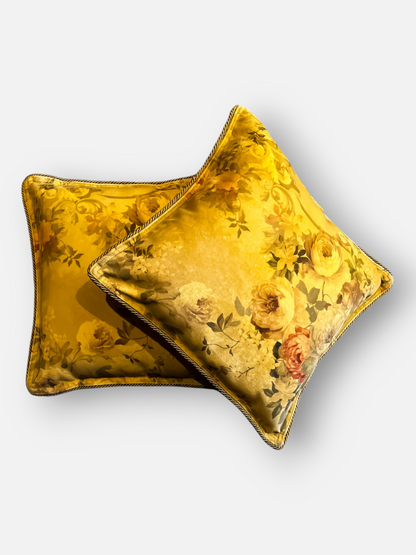MARIGOLD CUSHION VINTAGE GOLD 16 x 16 IN