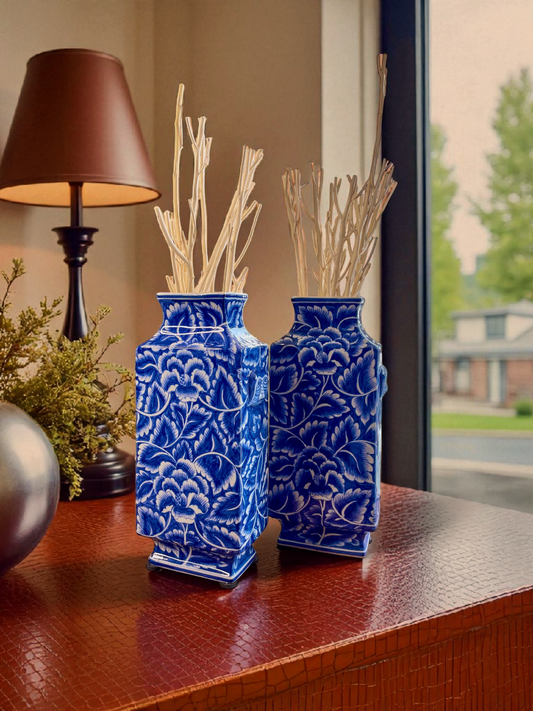 BLUE MOON VASE (SET OF 2)