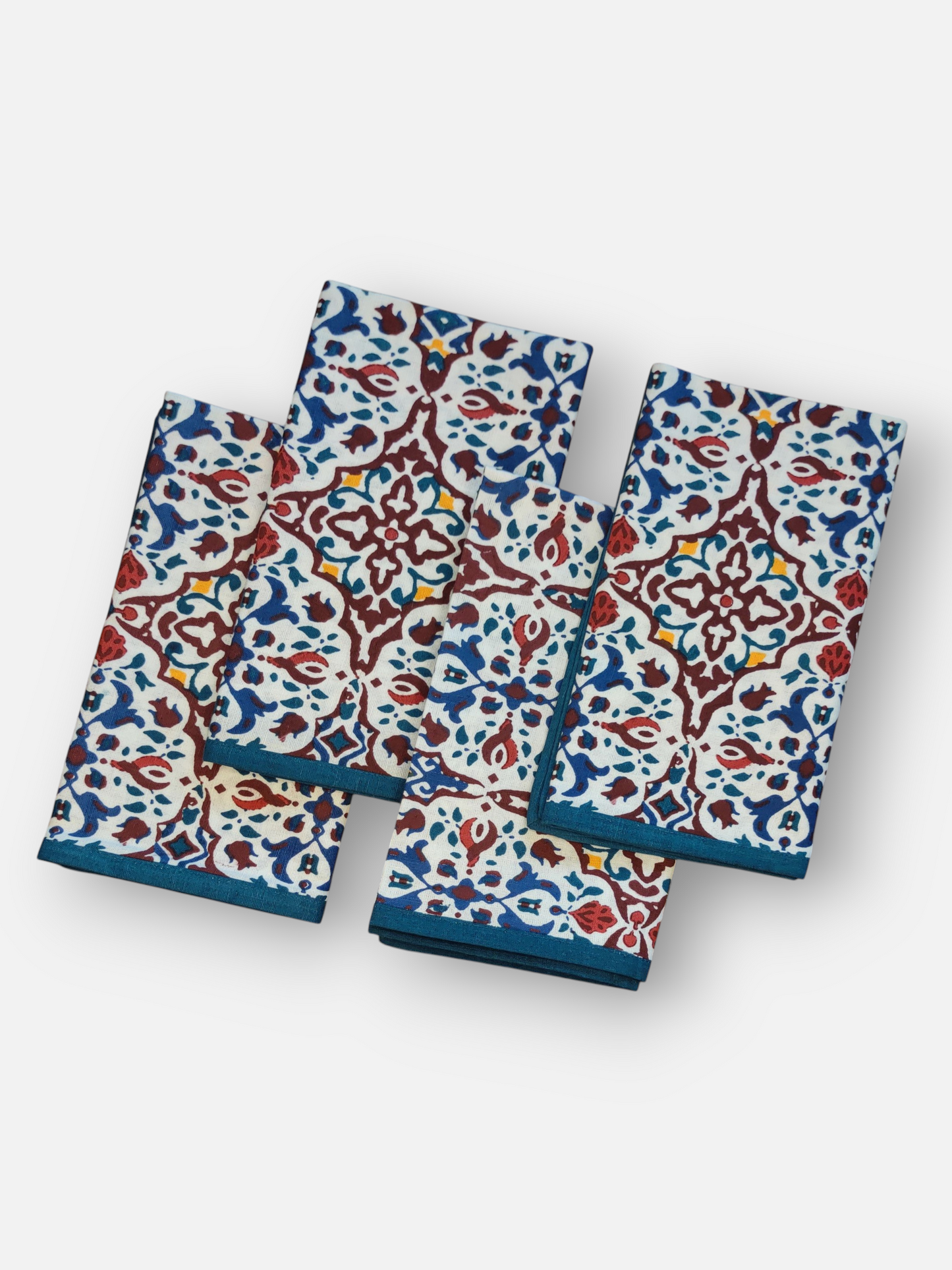 AZURA DINNER NAPKIN BLUE & MULTI (PER PC)