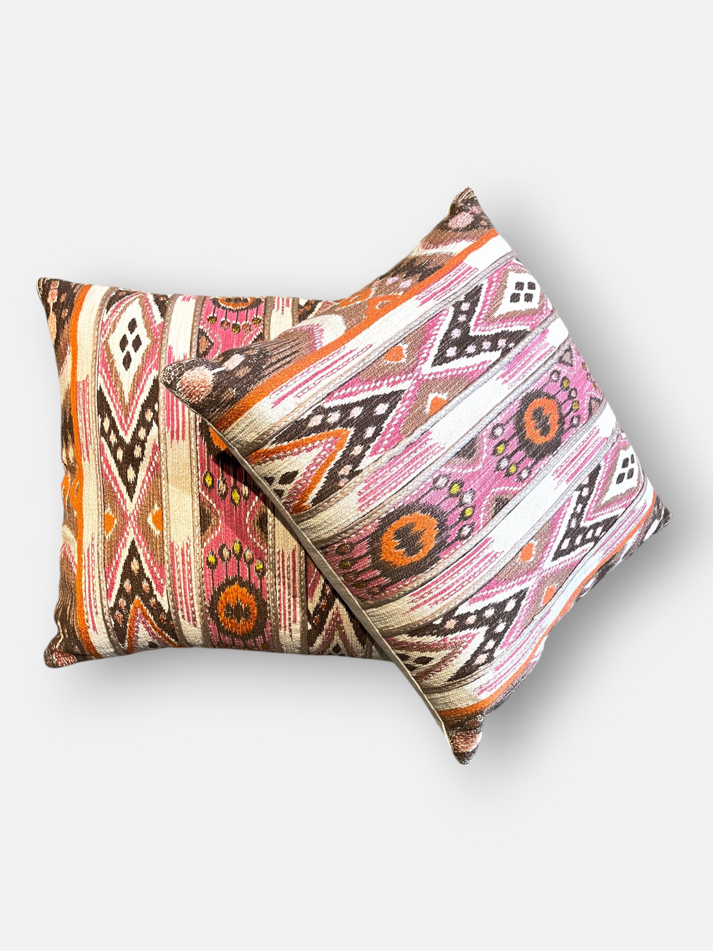 DUSKARA BLOOM CUSHION TERRACOTTA ROSE 20 x 20 IN