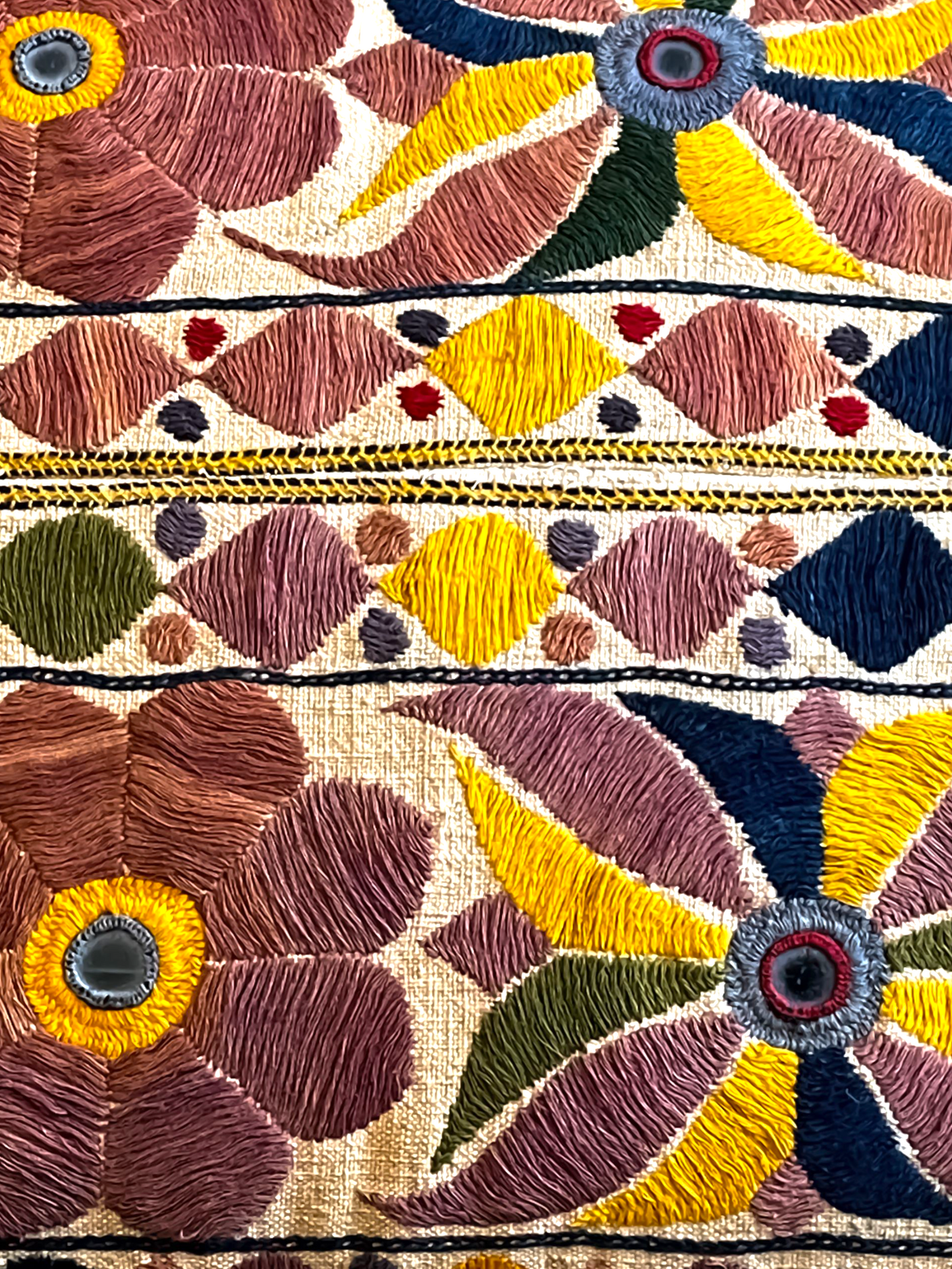 RANG MAHAL LUMBER CUSHION MUSTERED YELLOW 25 x 12 IN