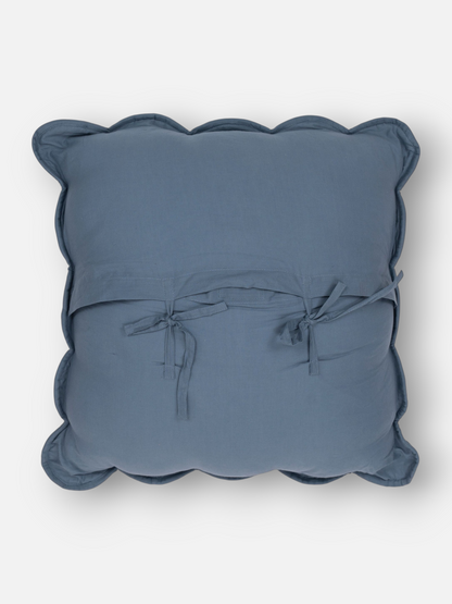 DELFINA CUSHION SLATE BLUE 20 x 20 IN