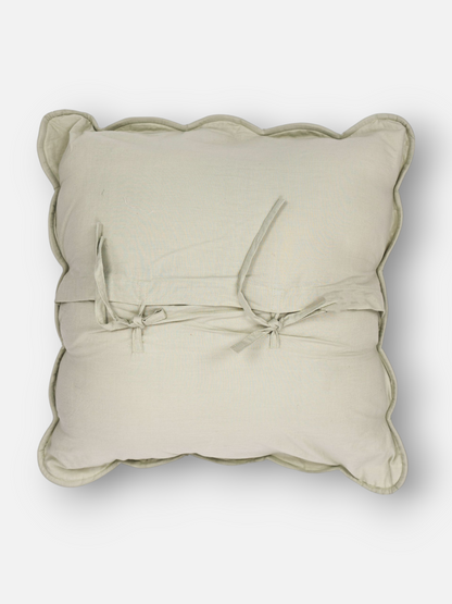 DELFINA CUSHION BONE WHITE 20 x 20 IN