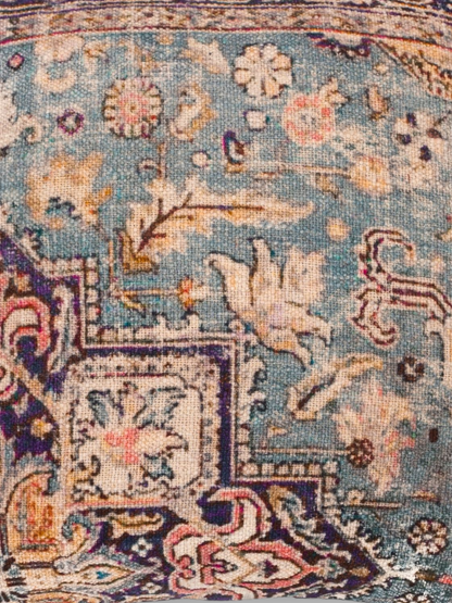 DARYA CUSHION MULTI BLUE 20 x 20 IN