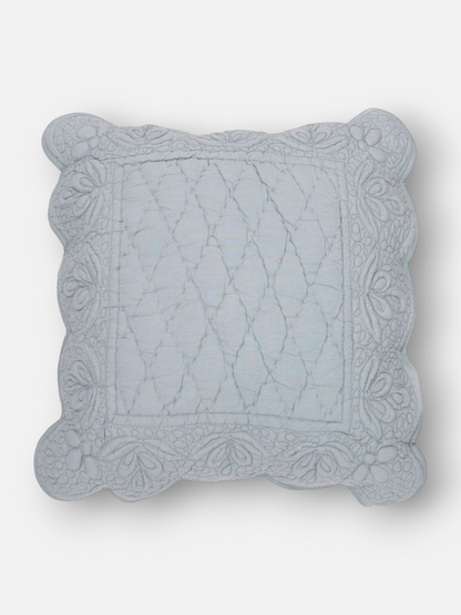 DELFINA CUSHION FRENCH GREY 20 x 20 IN
