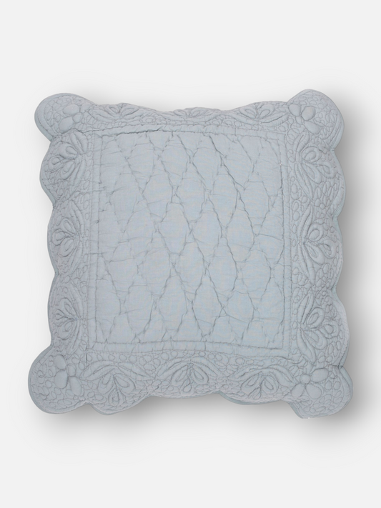 DELFINA CUSHION FRENCH GREY 20 x 20 IN