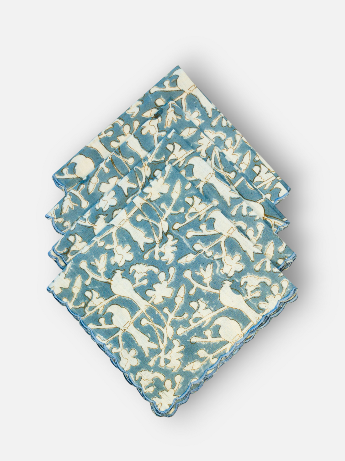 JARDIN DINNER NAPKIN DUSTY SKY BLUE (PER PC)