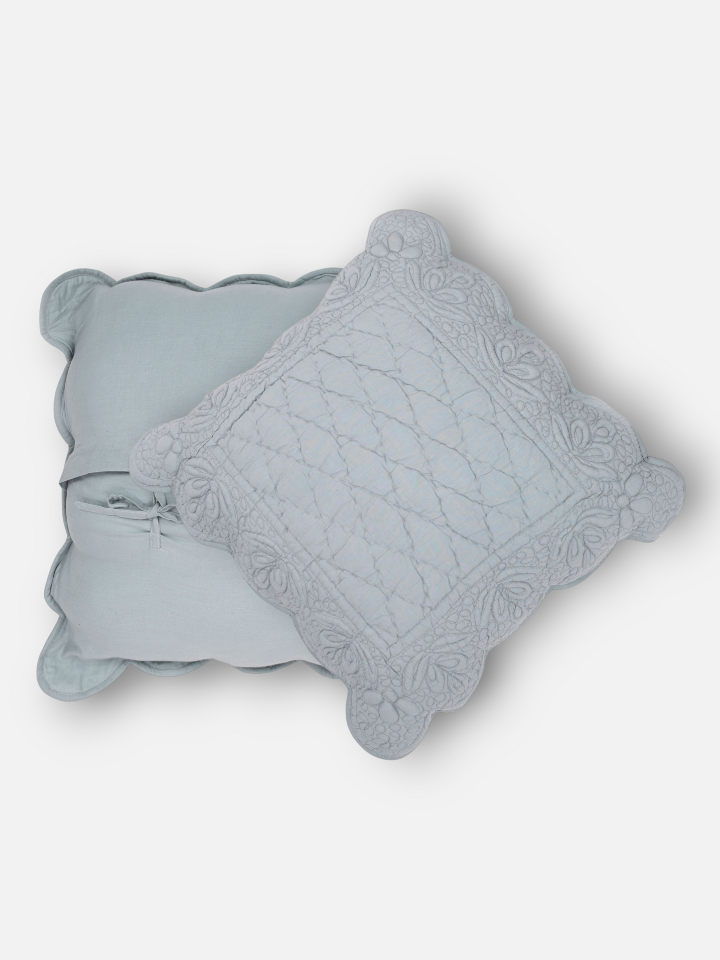 DELFINA CUSHION FRENCH GREY 20 x 20 IN
