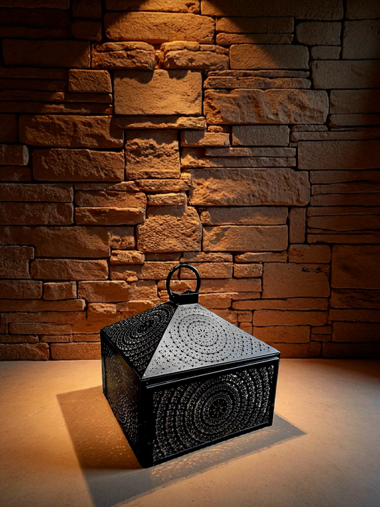 BLACK HUE LANTERN MATT BLACK (SMALL)