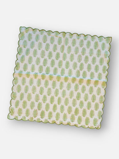 FERN & WHISPER DINNER NAPKIN SOFT SAGE GREEN (PER PC)