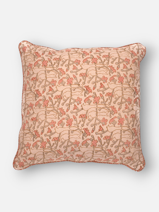 ROSEWOOD CUSHION BLUSH BEIGE 20 x 20 IN