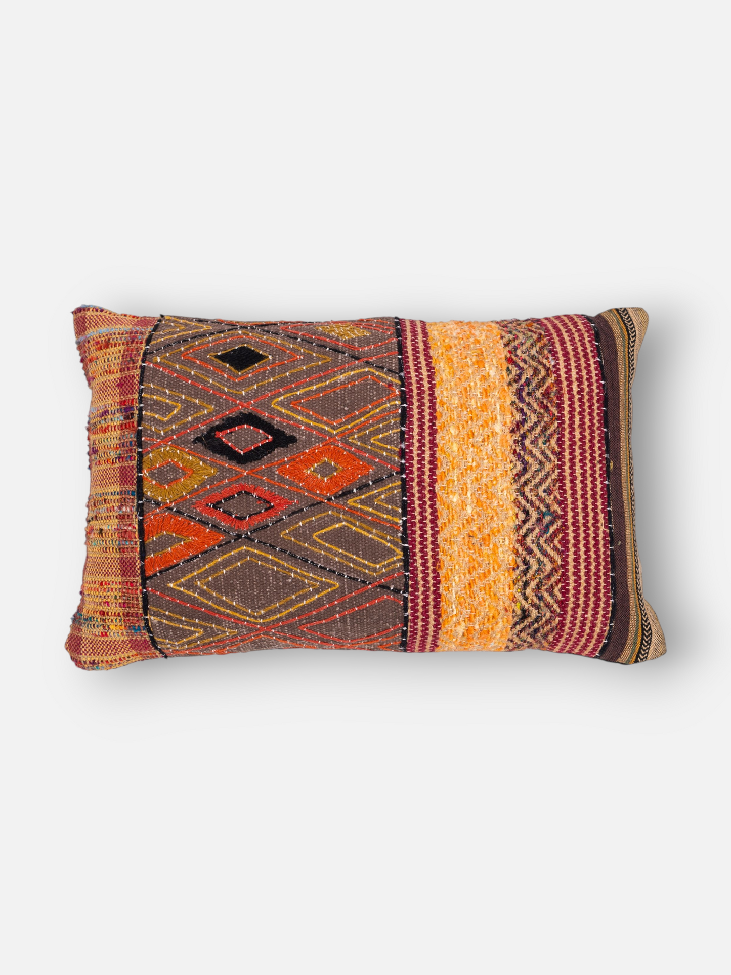 DESIRA LUMBER CUSHION BURNT ORANGE 24 x 15 IN