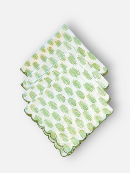 FERN & WHISPER DINNER NAPKIN SOFT SAGE GREEN (PER PC)