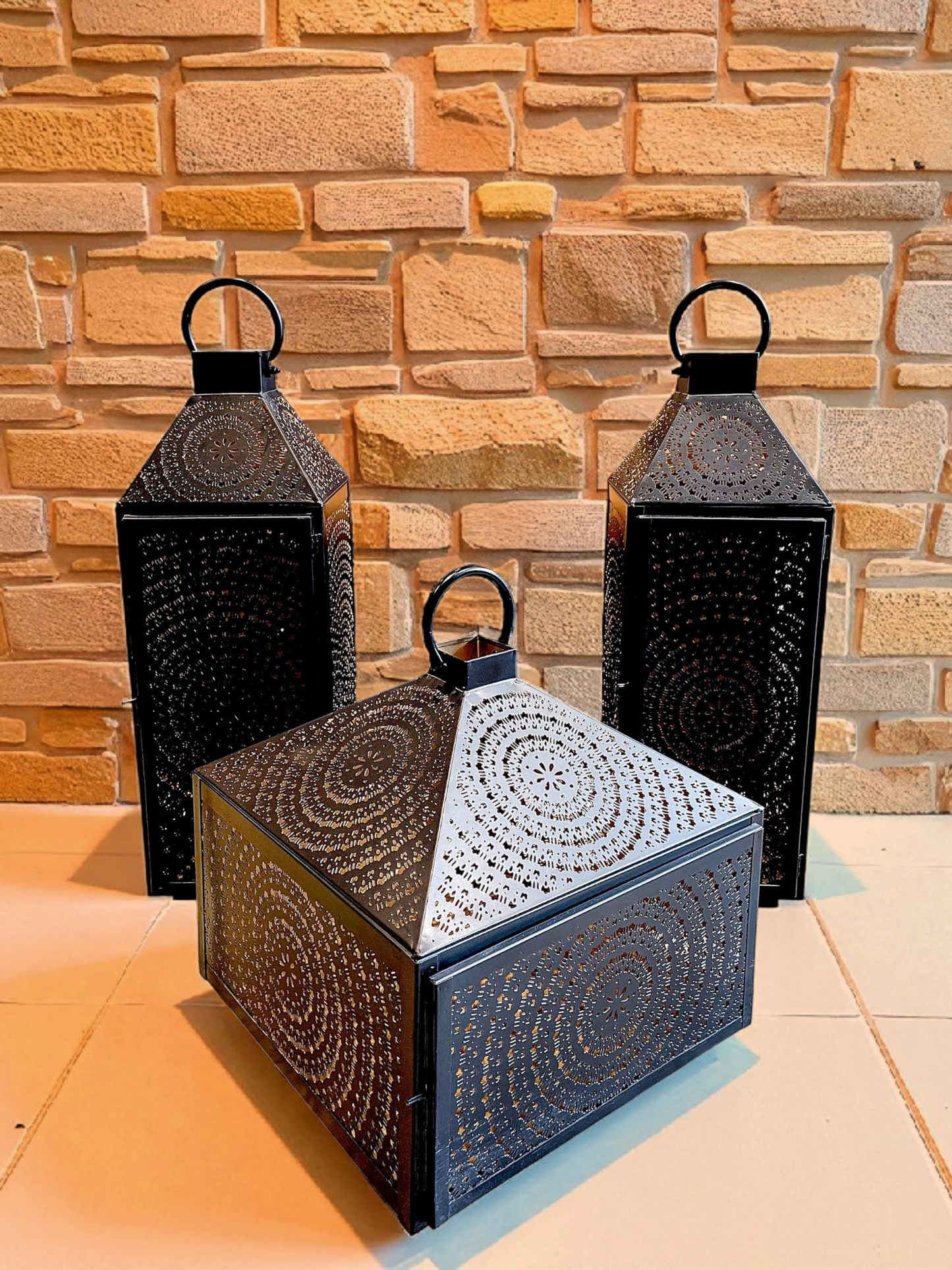 BLACK HUE LANTERN MATT BLACK (SMALL)