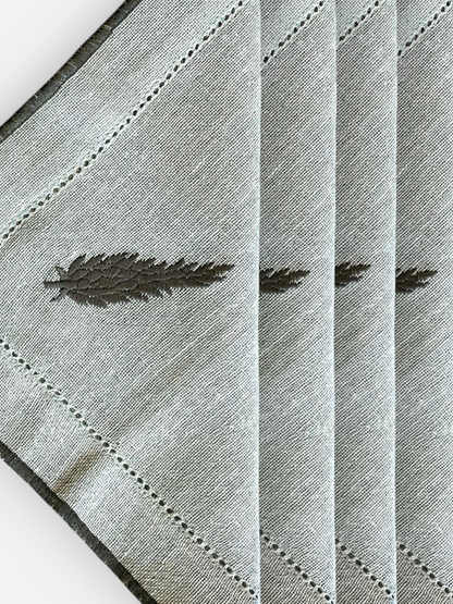 MONTCLAIR COCKTAIL NAPKIN OLIVE GREEN (SET OF 4)