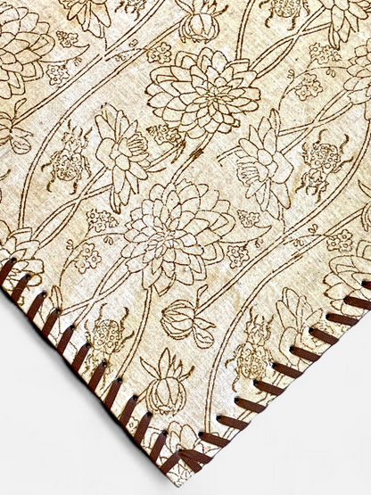 DIVINE TABLE MAT BEIGE & BROWN (PER PC)