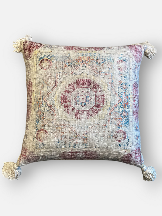 DORELLIAN CUSHION IVORY 18 x 18 IN