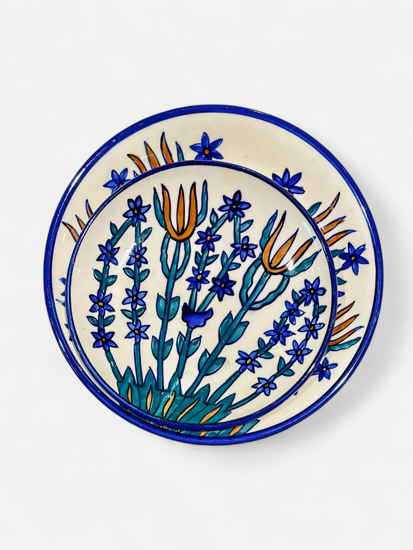 PURPLE PEONY QUARTER PLATE (PER PC)