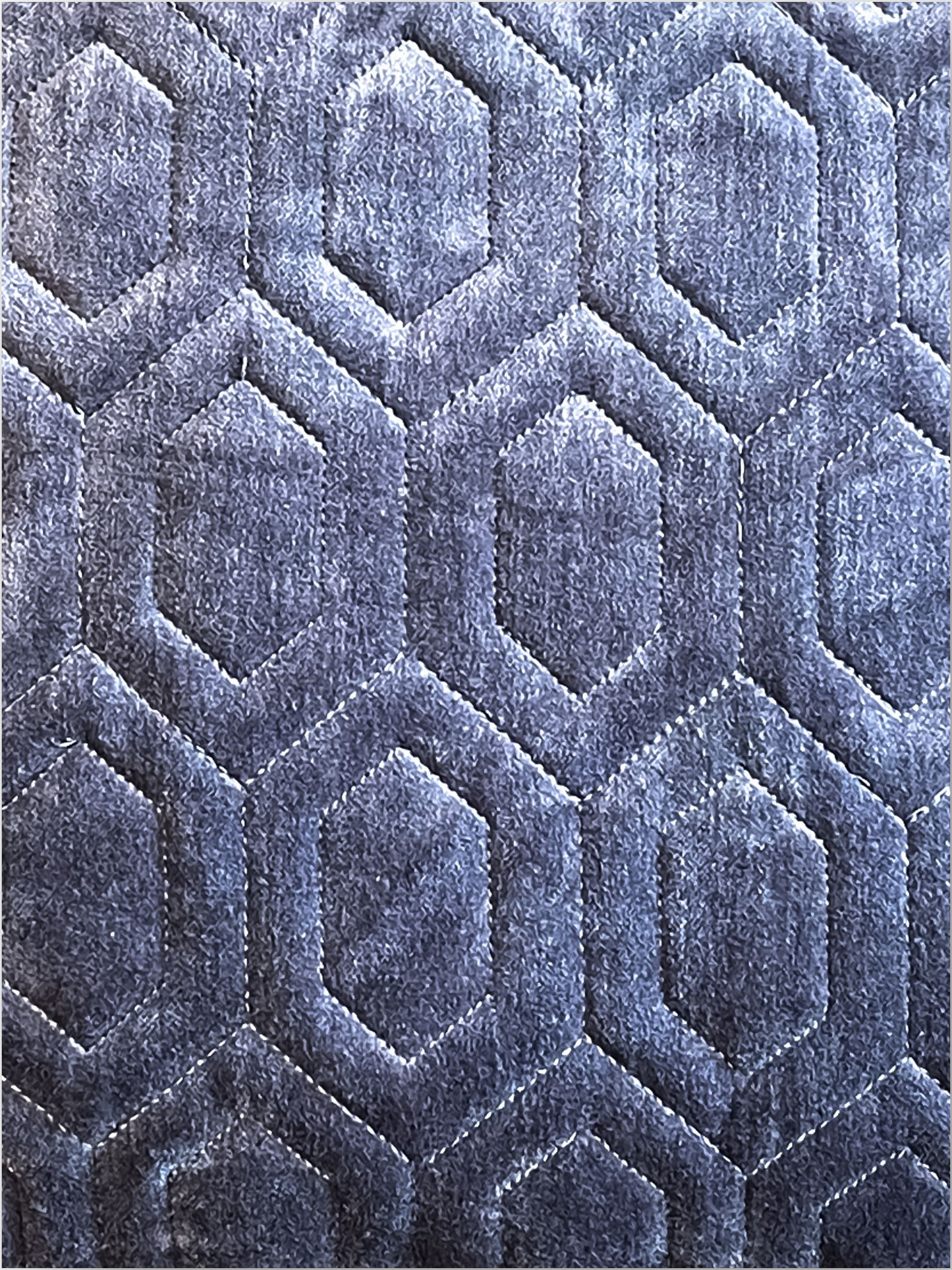 DUVONE CUSHION DEEP BLUE 18 x 18 IN