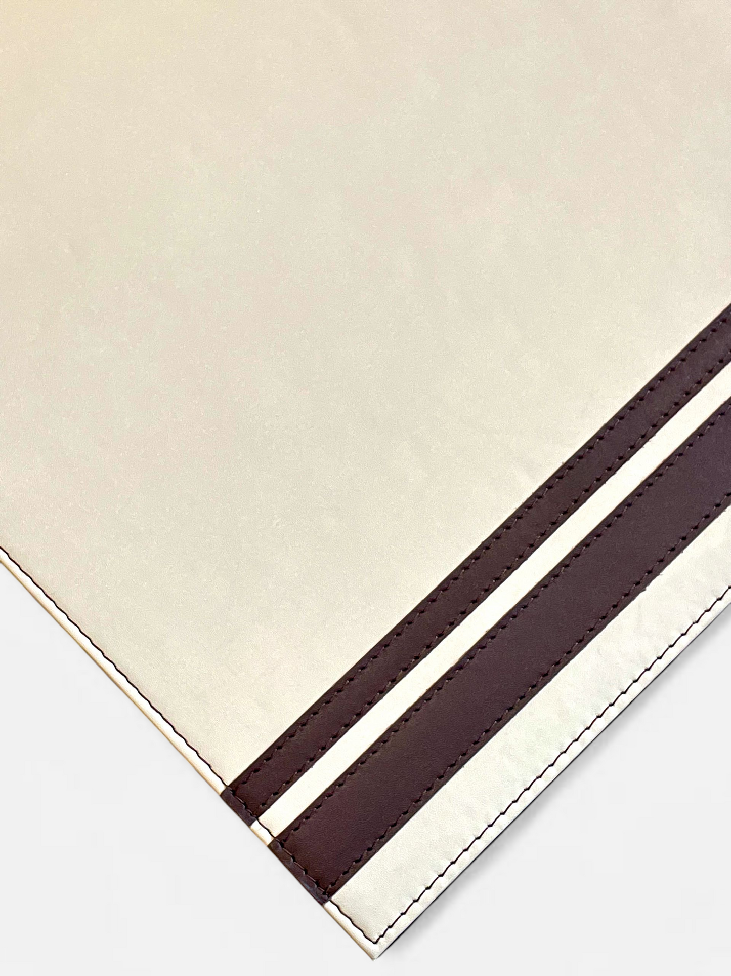 NIVORA TABLE MAT IVORY & BROWN (PER PC)