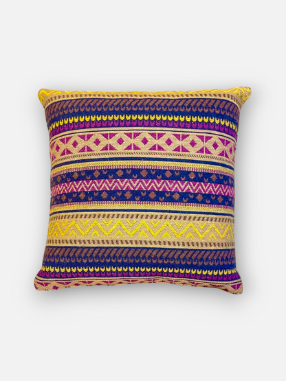 DASTAN CUSHION PLUM 18 x 18 IN