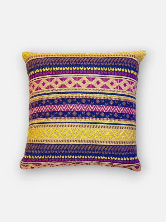 DASTAN CUSHION PLUM 18 x 18 IN