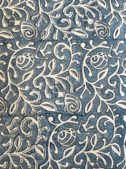 ROSAVINE CUSHION DUSTY BLUE & IVORY 20 x 20 IN