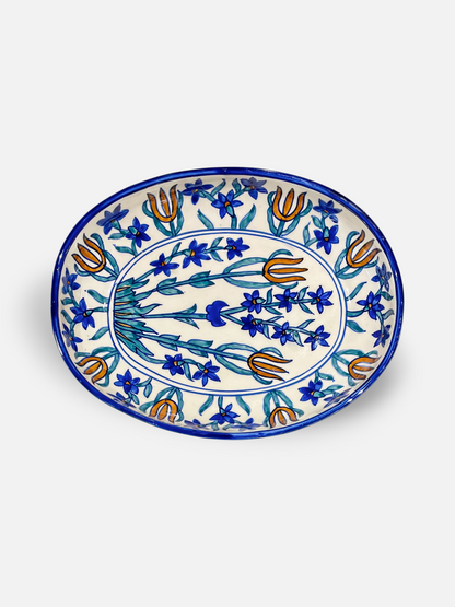 PURPLE PEONY PLATTER (PER PC)