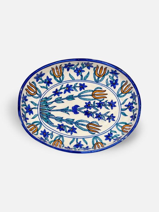 PURPLE PEONY PLATTER (PER PC)