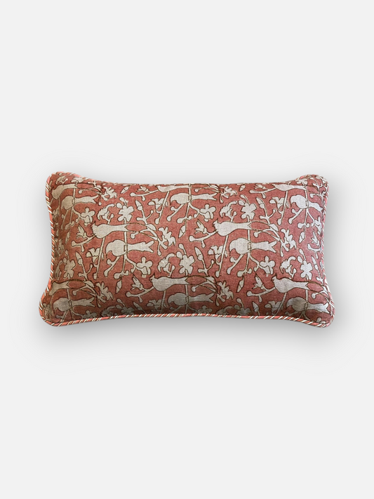 NARELLA LUMBER CUSHION DUSTY ROSE 18 x 11 IN