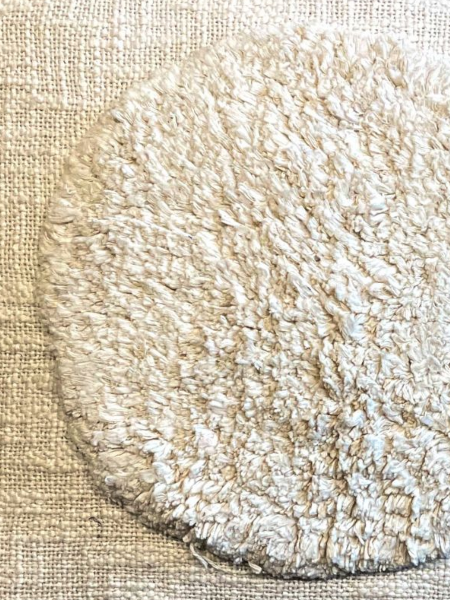 ROSELLE CUSHION OFF WHITE 18 x 18 IN