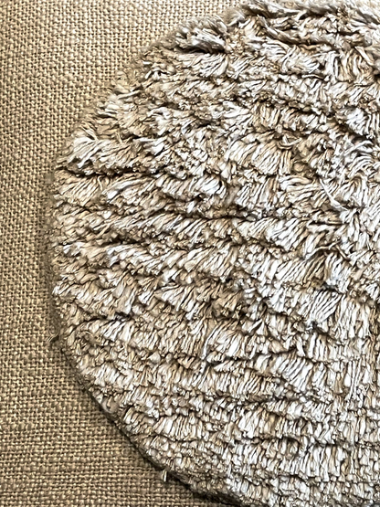 ROSELLE CUSHION LIGHT BEIGE 18 x 18 IN