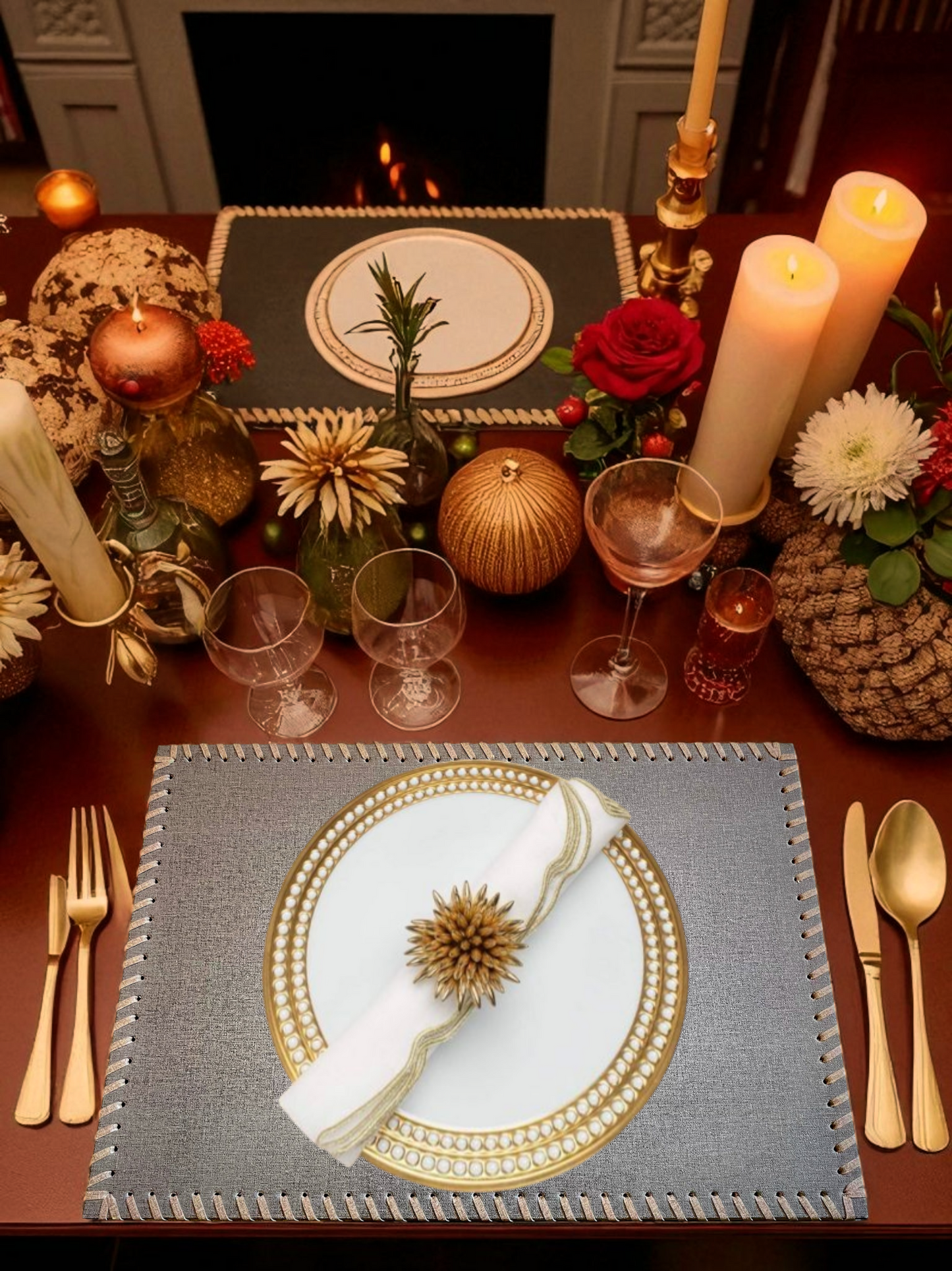 NUBRIX TABLE MAT STEEL GREY (PER PC)