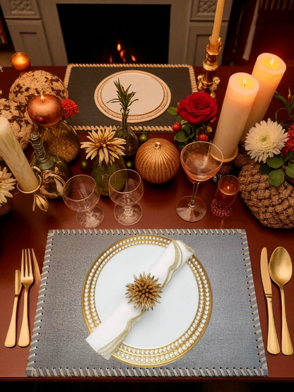NUBRIX TABLE MAT STEEL GREY (PER PC)