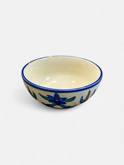 PURPLE PEONY SERVE BOWL