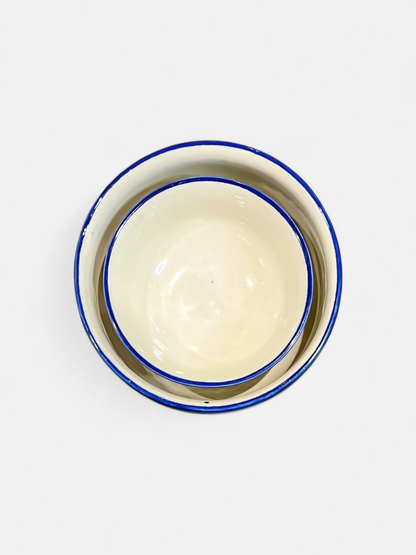 PURPLE PEONY SERVE BOWL