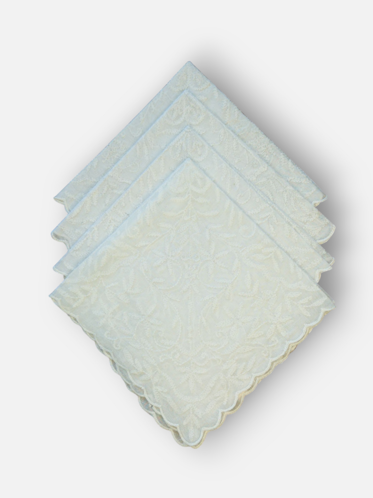 BIANCO DINNER NAPKIN SOFT WHITE (SET OF 4)