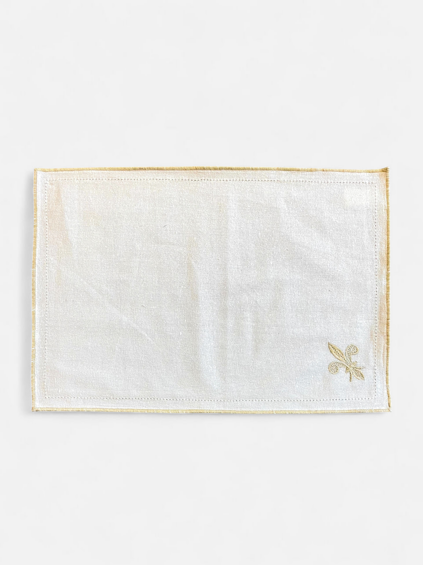 BELLEGARDE TABLE MAT NATURAL GOLD (PER PC)